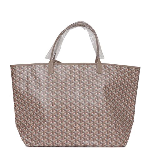 pink and grey goyard bag